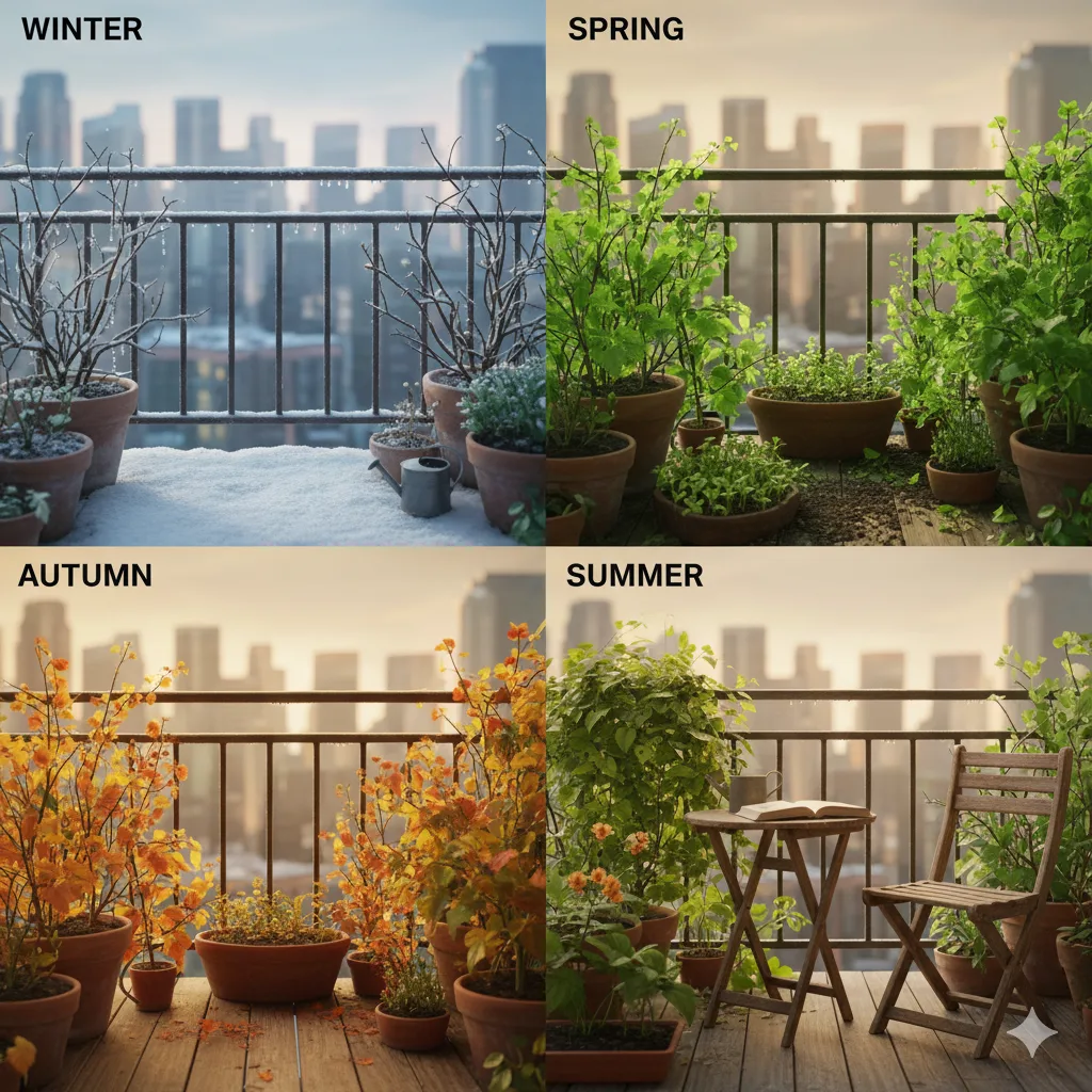 Learn how to use seasonal mental health gardening to adapt your well-being all year. This practical urban guide shows you how to sync with nature's rhythms in small spaces