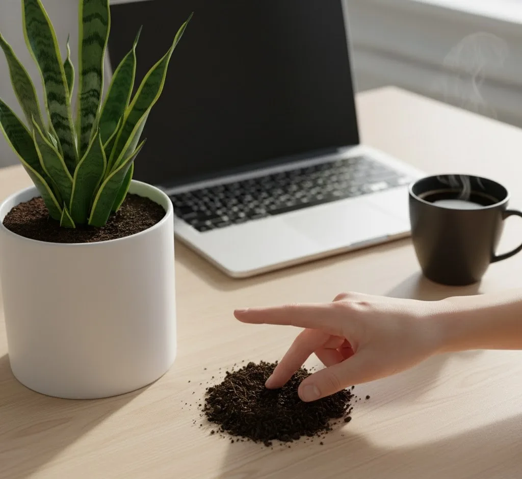 5 Minute Plant Care: Reduce Stress and Boost Focus at Your Desk