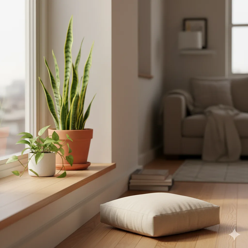 Window Sill Serenity: Creating a Meditation Corner with Plants