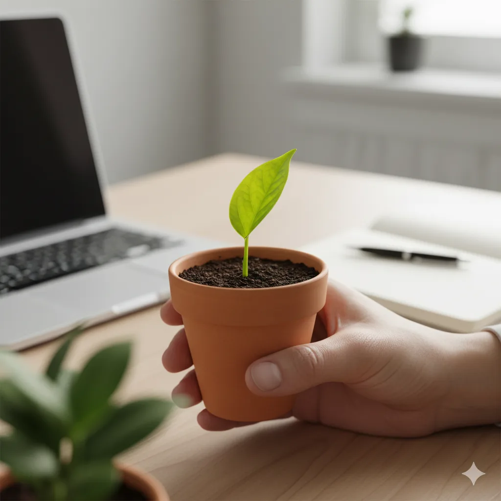 Discover how celebrating small wins through gardening can transform your motivation and career growth. Get our free Small Wins Tracking System to start seeing progress every day.