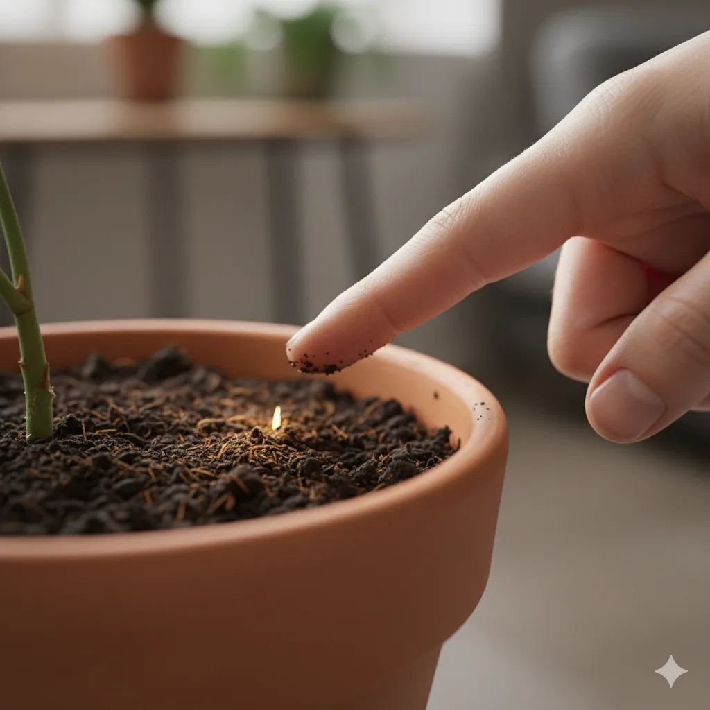 The 5-Minute Soil Check: A Grounding Ritual for Anxious Moments Interrupt anxiety with the 5-Minute Soil Check. Learn this quick, tactile grounding ritual that uses the sensory power of your houseplant's soil to anchor your mind in the present moment.