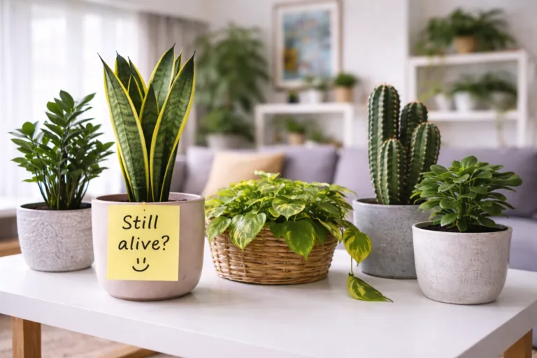 Plants that survive even if you forget them