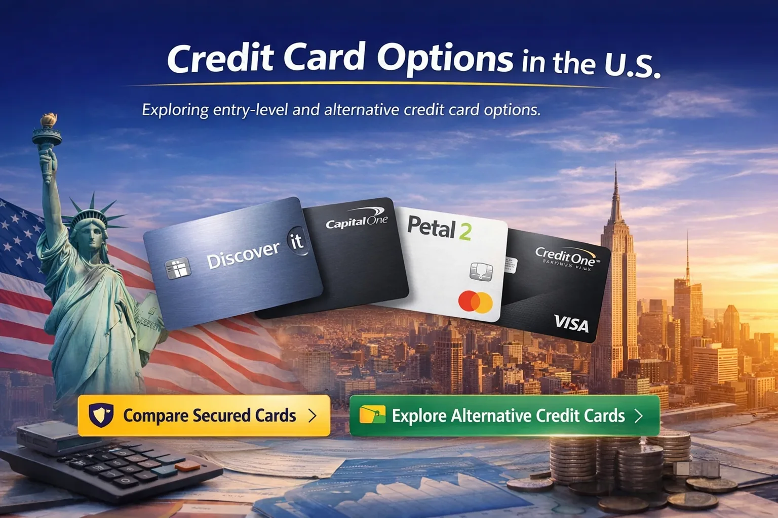 Explore Credit Card Options Available in the U.S.