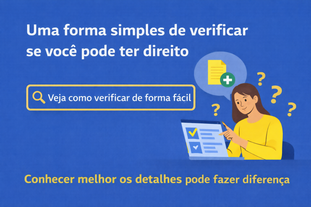 Uma forma simples de verificar se você pode ter direito