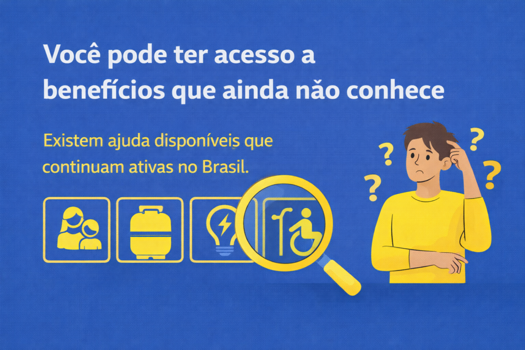 Você pode ter acesso a benefícios que ainda não conhece