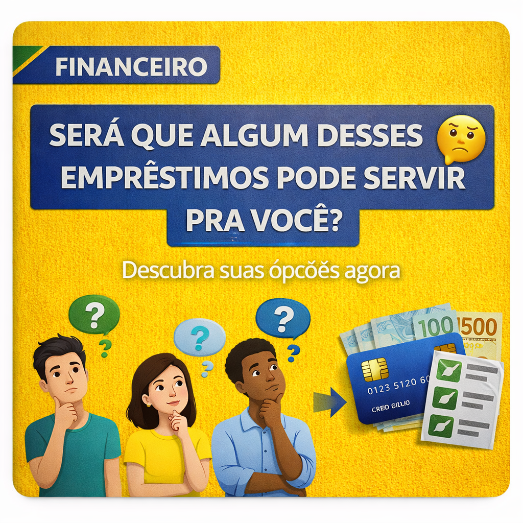 Será que algum desses empréstimos pode servir pra você?